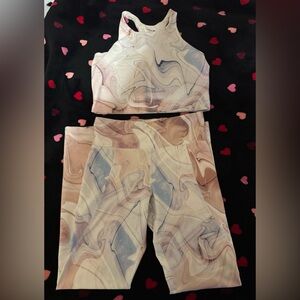 Old Navy Active leggings and sports bra set size XL